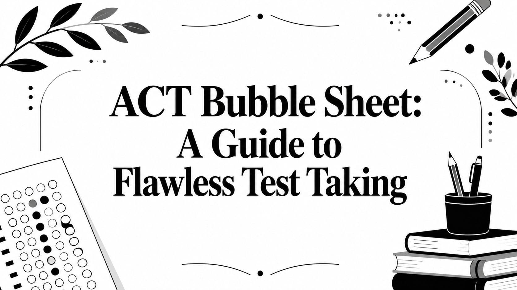 ACT Bubble Sheet: A Guide to Flawless Test Taking
