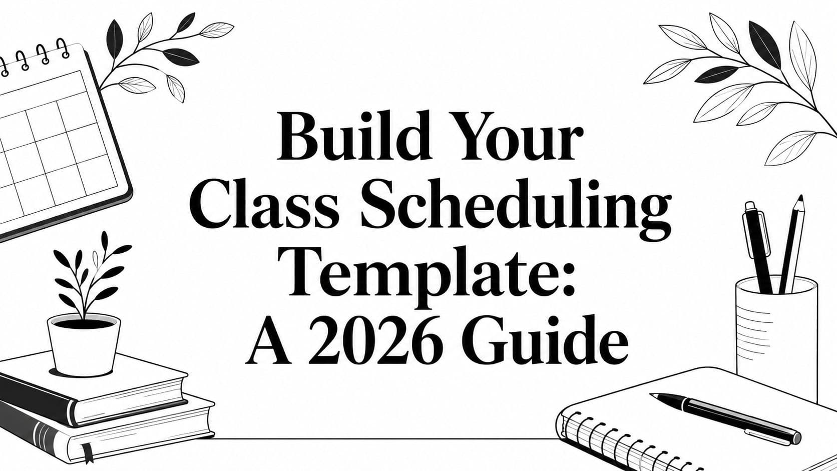 Build Your Class Scheduling Template: A 2026 Guide