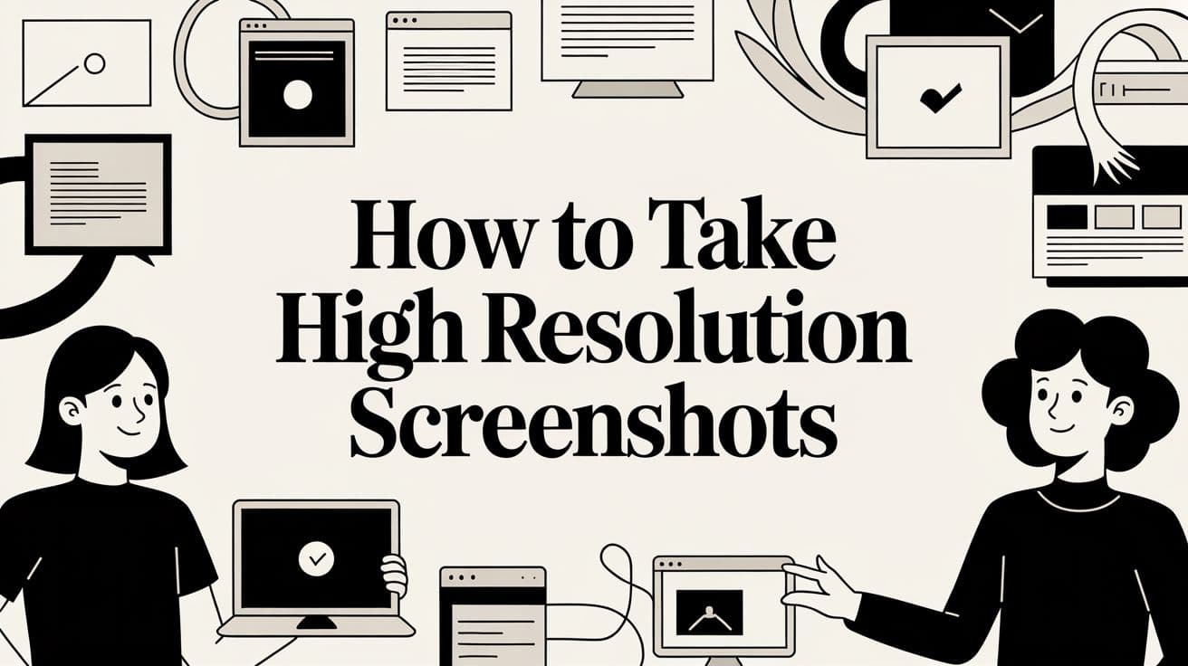 How to Take High Resolution Screenshots
